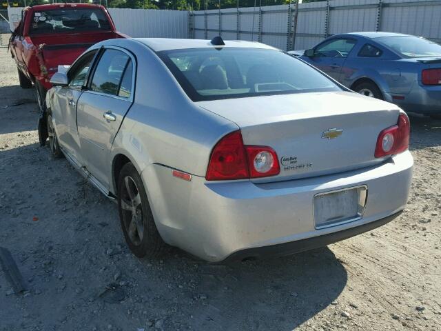 1G1ZC5E04CF316936 - 2012 CHEVROLET MALIBU 1LT ვერცხლისფერი ფოტო 3