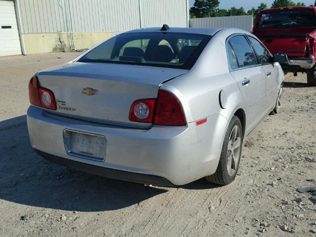 1G1ZC5E04CF316936 - 2012 CHEVROLET MALIBU 1LT ვერცხლისფერი ფოტო 4