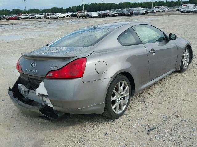 JNKCV64E48M114626 - 2008 INFINITI G37 GRAY photo 4