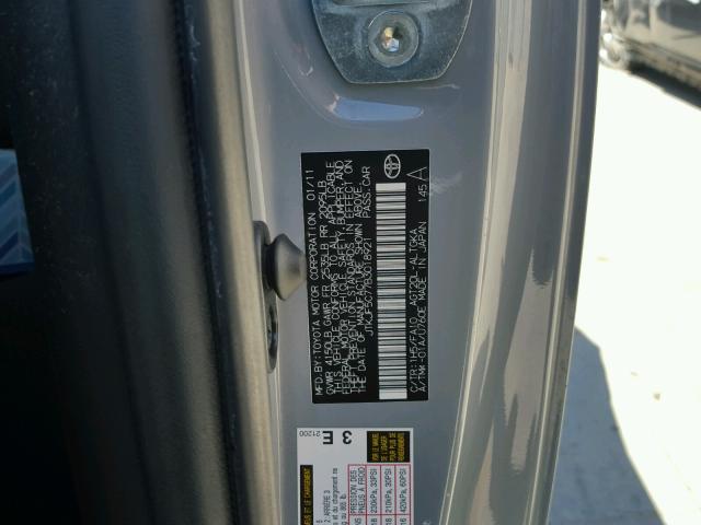 JTKJF5C77B3018921 - 2011 TOYOTA SCION TC 灰色 照片 10