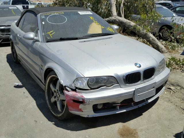 WBABS33422JY58986 - 2002 BMW 325 CI SILVER photo 1