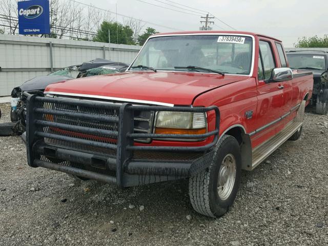 1FTHX25F3VEC87576 - 1997 FORD F250 RED photo 2