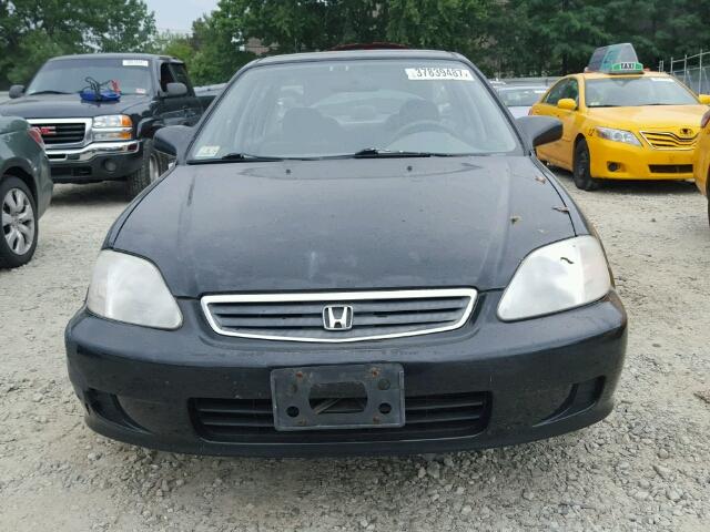 2HGEJ6576YH531028 - 2000 HONDA CIVIC LX BLACK photo 9