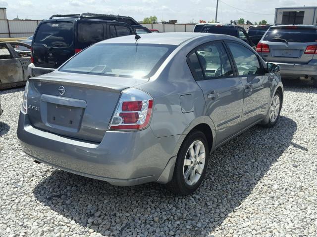 3N1AB61E18L690838 - 2008 NISSAN SENTRA 2.0 GRAY photo 4