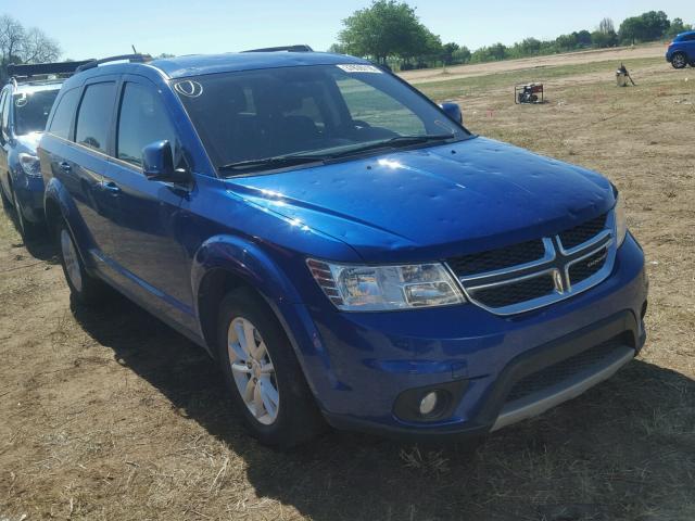 3C4PDCBG3FT653951 - 2015 DODGE JOURNEY SX BLUE photo 1