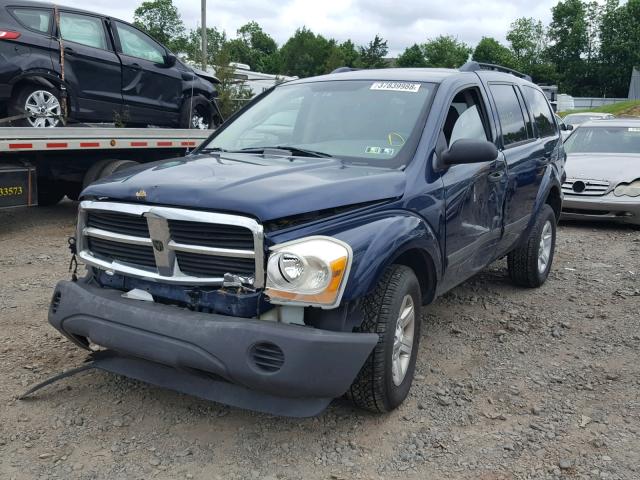 1D4HB38N55F601801 - 2005 DODGE DURANGO ST BLUE photo 2