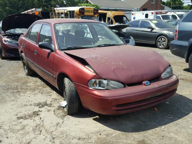 1Y1SK5282XZ439494 - 1999 CHEVROLET GEO PRIZM RED photo 1