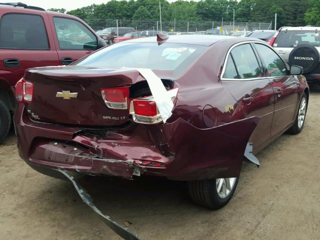1G11C5SL4FF278558 - 2015 CHEVROLET MALIBU 1LT MAROON photo 4