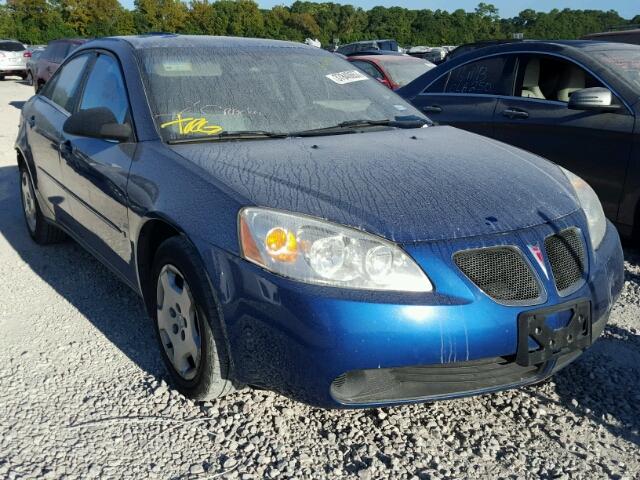 1G2ZF55B664283913 - 2006 PONTIAC G6 SE BLUE photo 1