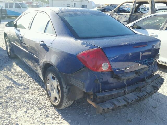 1G2ZF55B664283913 - 2006 PONTIAC G6 SE BLUE photo 3