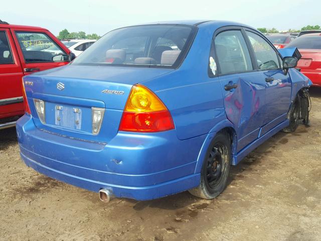 JS2RA41S435166000 - 2003 SUZUKI AERIO S BLUE photo 4