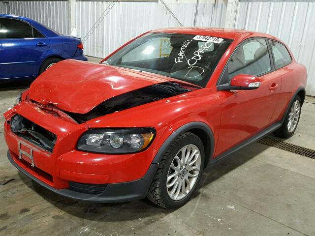 YV1MK672582074482 - 2008 VOLVO C30 T5 RED photo 2