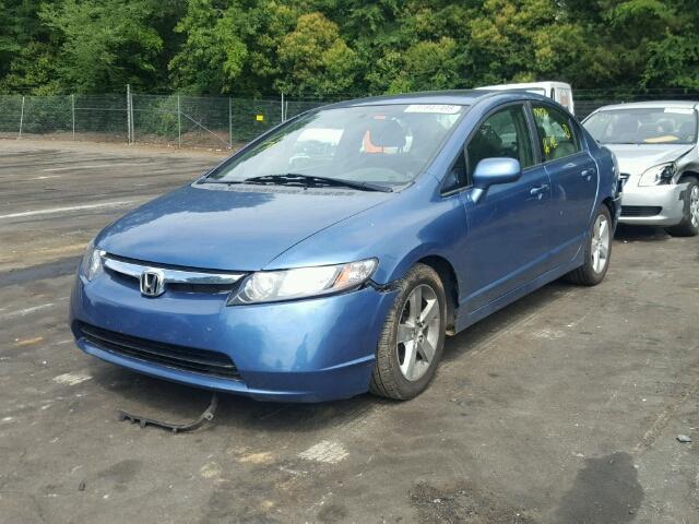 1HGFA16978L085272 - 2008 HONDA CIVIC EXL 蓝色 照片 2