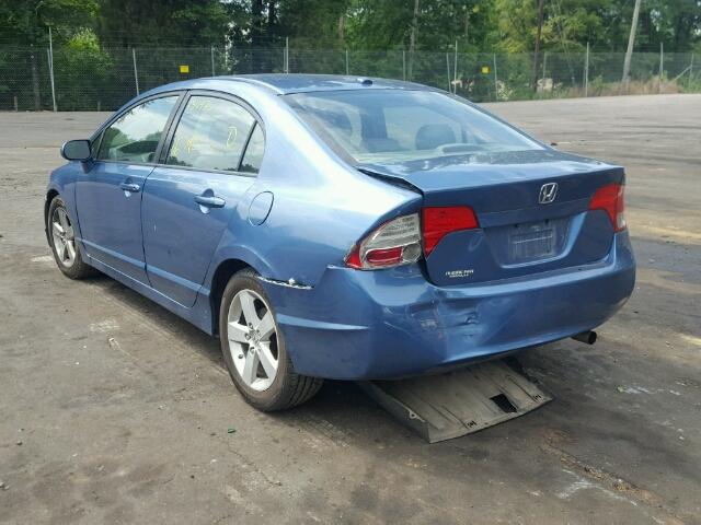 1HGFA16978L085272 - 2008 HONDA CIVIC EXL 蓝色 照片 3