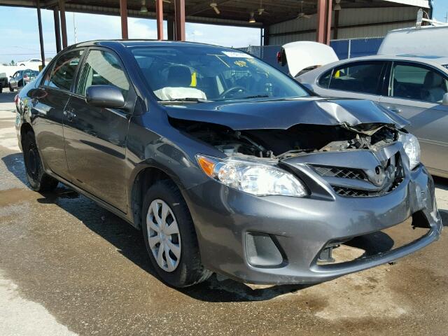 2T1BU4EE6BC708254 - 2011 TOYOTA COROLLA CHARCOAL photo 1