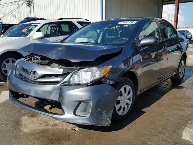 2T1BU4EE6BC708254 - 2011 TOYOTA COROLLA CHARCOAL photo 2