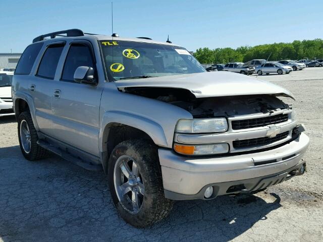 1GNEK13T44R169393 - 2004 CHEVROLET TAHOE K150 SILVER photo 1