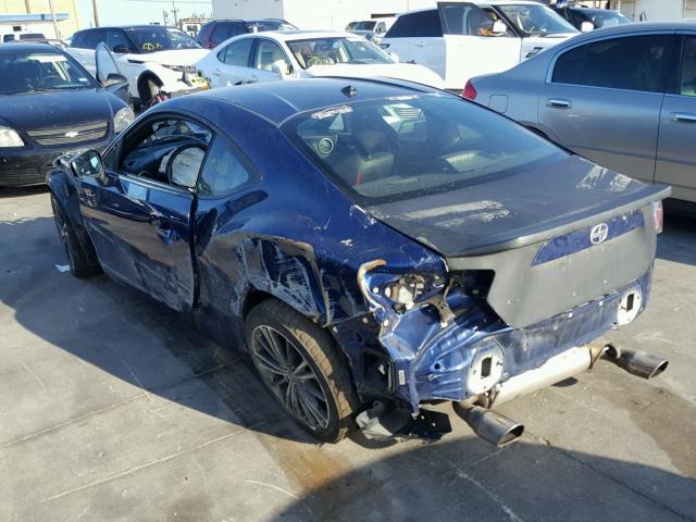 1F1ZNAA1101723089 - 2013 TOYOTA SCION FR-S BLUE photo 3