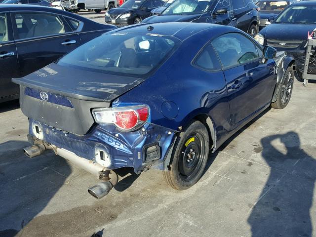 1F1ZNAA1101723089 - 2013 TOYOTA SCION FR-S BLUE photo 4