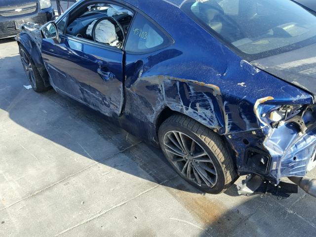 1F1ZNAA1101723089 - 2013 TOYOTA SCION FR-S BLUE photo 9