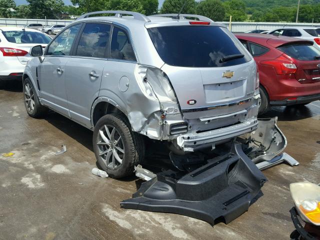 3GNAL4EK5ES658370 - 2014 CHEVROLET CAPTIVA LT SILVER photo 3