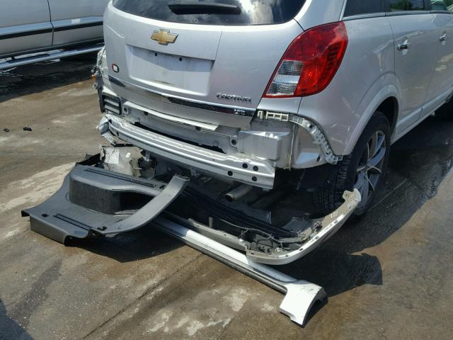 3GNAL4EK5ES658370 - 2014 CHEVROLET CAPTIVA LT SILVER photo 9