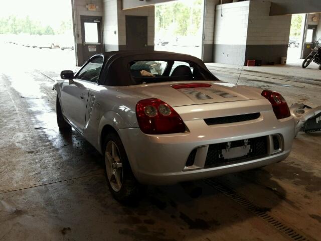 JTDFR320730059016 - 2003 TOYOTA MR2 SPYDER SILVER photo 3