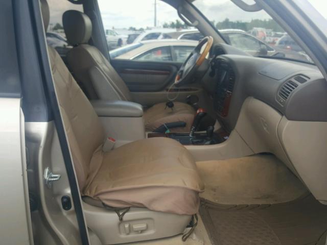 JTJHT00WX23517562 - 2002 LEXUS LX 470 GOLD photo 5