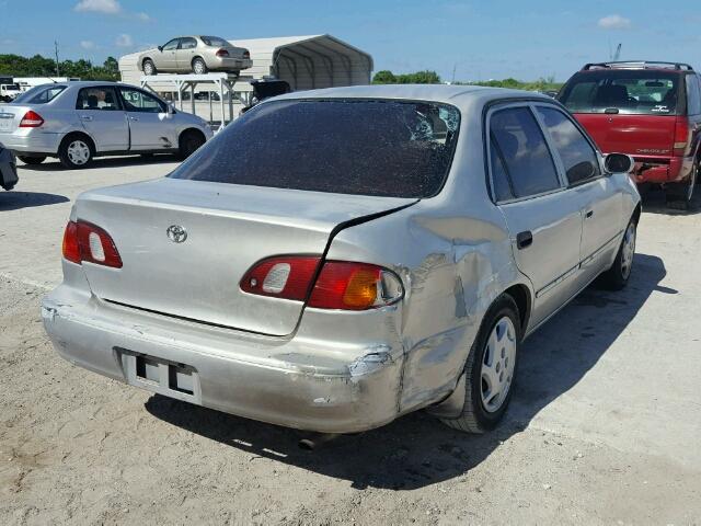 2T1BR12E9YC350824 - 2000 TOYOTA COROLLA VE GRAY photo 4