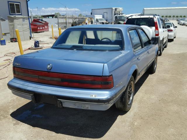 3G4AG54NXNS611023 - 1992 BUICK CENTURY SP BLUE photo 4