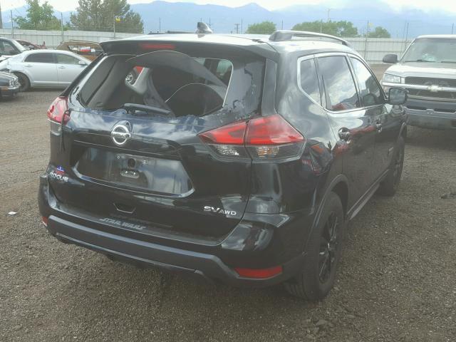 5N1AT2MV0HC763087 - 2017 NISSAN ROGUE SV BLACK photo 4