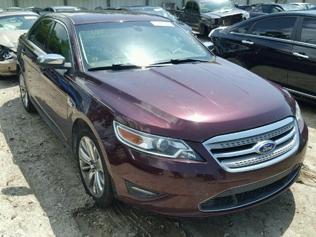 1FAHP2FW2BG166803 - 2011 FORD TAURUS BURGUNDY photo 1