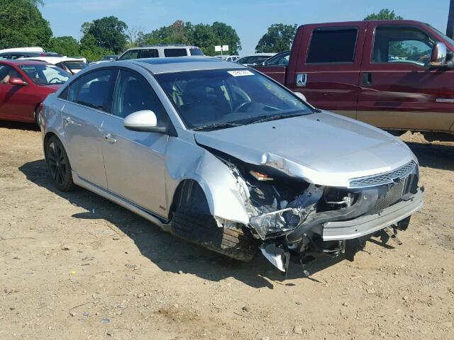 1G1PH5S90B7279386 - 2011 CHEVROLET CRUZE SILVER photo 1