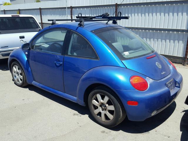 3VWCD21C43M420056 - 2003 VOLKSWAGEN NEW BEETLE 蓝色 照片 3