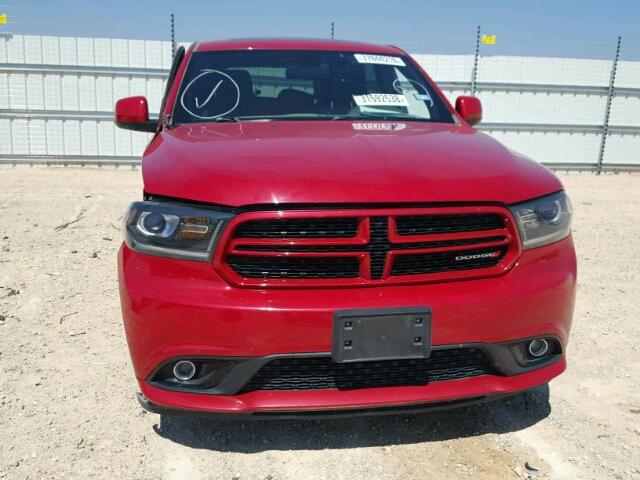 1C4RDHAG8EC454721 - 2014 DODGE DURANGO SX RED photo 9