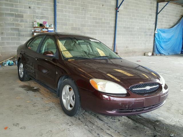 1FAFP56S41A197512 - 2001 FORD TAURUS SEL MAROON photo 1