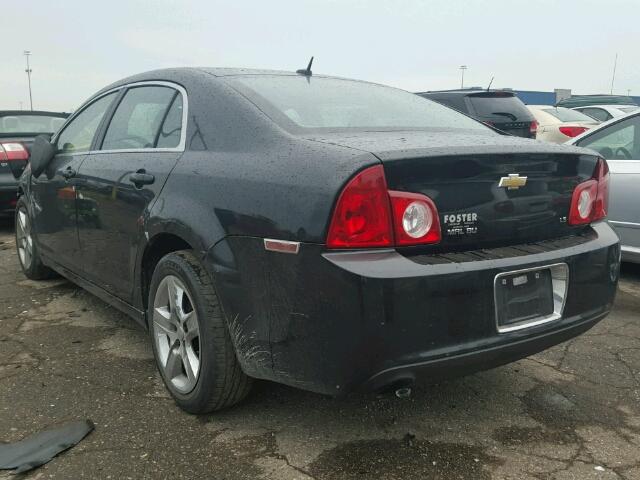 1G1ZG57B494141062 - 2009 CHEVROLET MALIBU BLACK photo 3