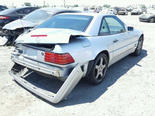 WDBFA67F9TF132310 - 1996 MERCEDES-BENZ SL 500 SILVER photo 4