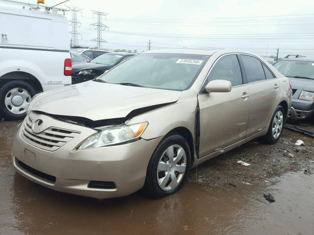 4T1BK46K17U036815 - 2007 TOYOTA CAMRY NEW GOLD photo 2