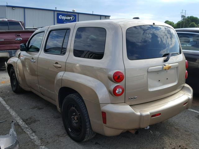 3GNDA13D88S577521 - 2008 CHEVROLET HHR LS ოქროსფერი ფოტო 3
