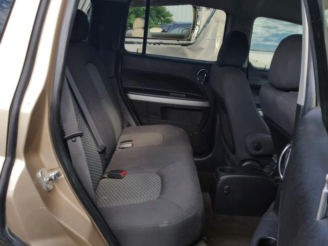 3GNDA13D88S577521 - 2008 CHEVROLET HHR LS ოქროსფერი ფოტო 6
