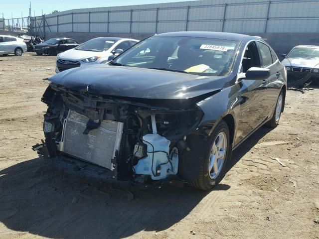 1G1ZB5ST9HF223046 - 2017 CHEVROLET MALIBU LS BLACK photo 2