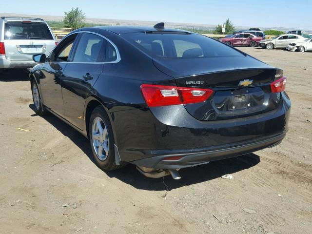 1G1ZB5ST9HF223046 - 2017 CHEVROLET MALIBU LS BLACK photo 3