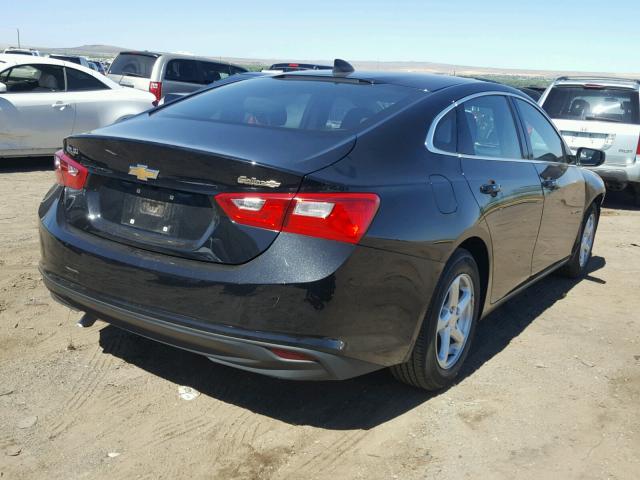 1G1ZB5ST9HF223046 - 2017 CHEVROLET MALIBU LS BLACK photo 4