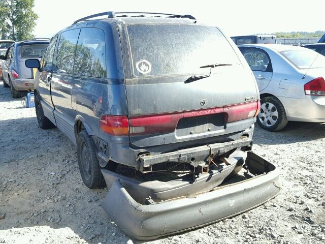 JT3AC12R4R1123440 - 1994 TOYOTA PREVIA LE GREEN photo 3