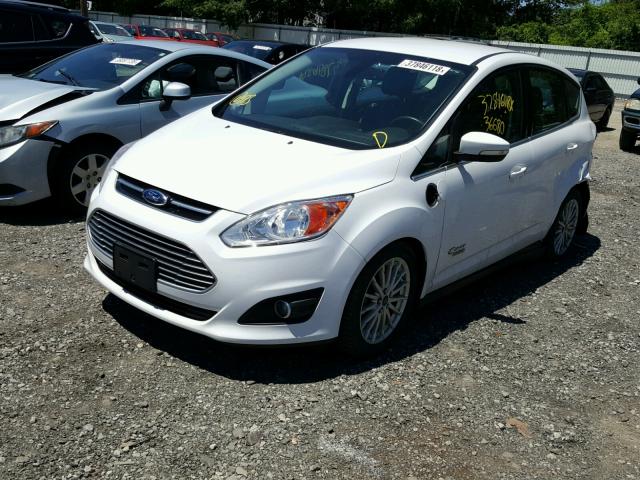 1FADP5CU7EL518224 - 2014 FORD C-MAX PREM WHITE photo 2