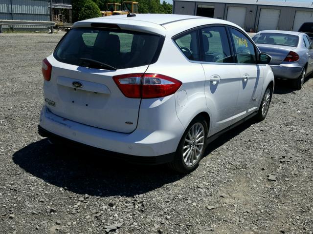 1FADP5CU7EL518224 - 2014 FORD C-MAX PREM WHITE photo 4