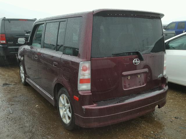 JTLKT324254020787 - 2005 TOYOTA SCION XB Bənövşəyi foto 3