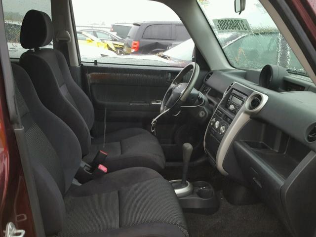 JTLKT324254020787 - 2005 TOYOTA SCION XB Bənövşəyi foto 5