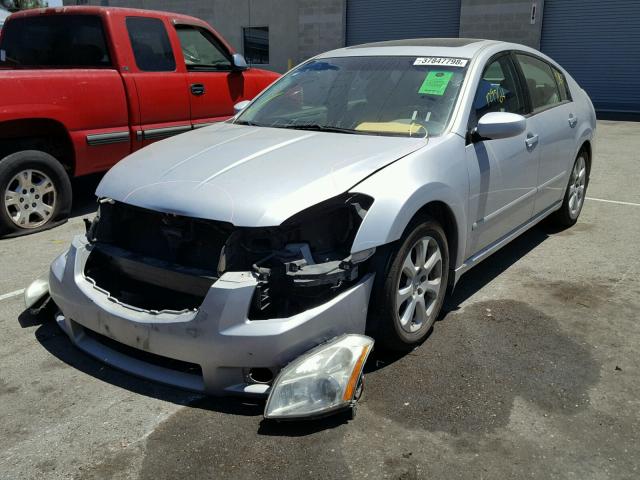 1N4BA41E67C820234 - 2007 NISSAN MAXIMA SE SILVER photo 2